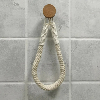Rustic Rope Towel Holder