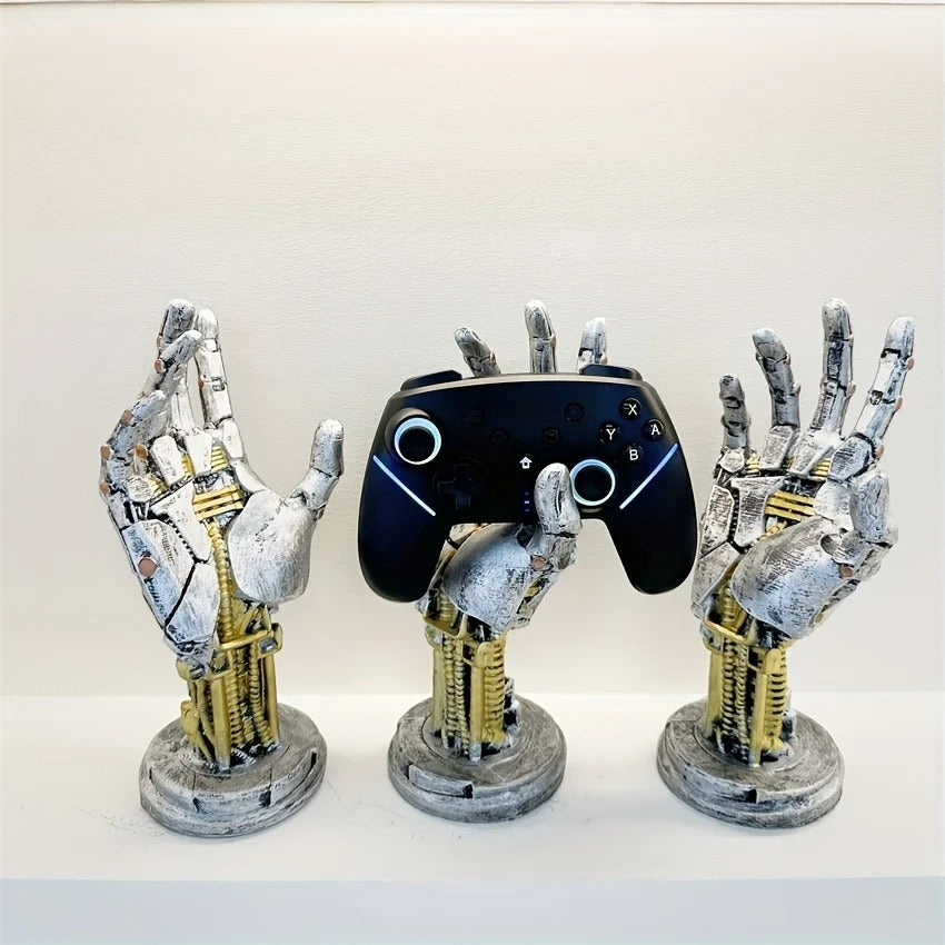 Futuristic Mechanical Hand Sculpture
