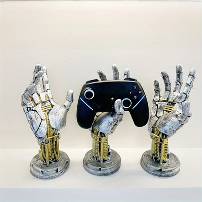 Futuristic Mechanical Hand Sculpture