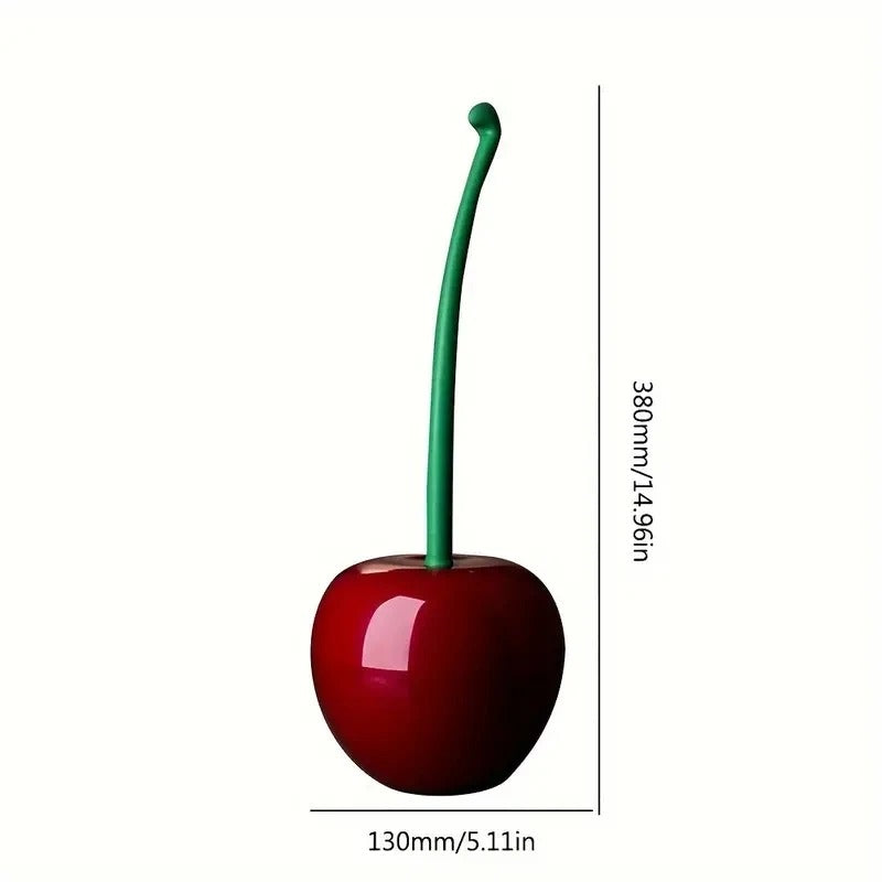 Cherry Toilet Brush & Holder