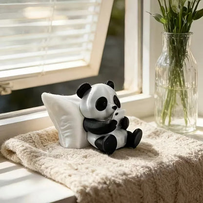 Relaxing Mini Panda Figurine - 2pcs set
