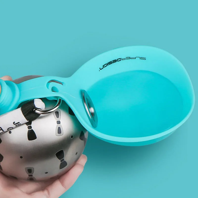 2-in-1 Portable Dog Water Bottle & Bowl