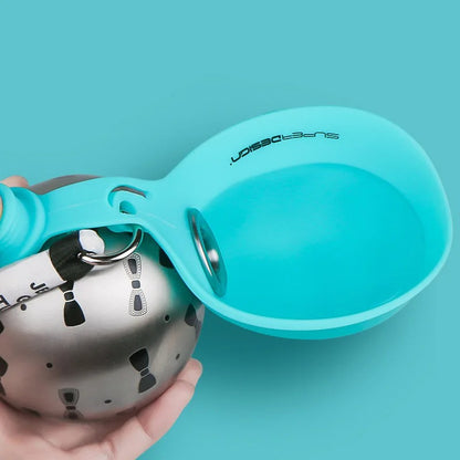 2-in-1 Portable Dog Water Bottle & Bowl
