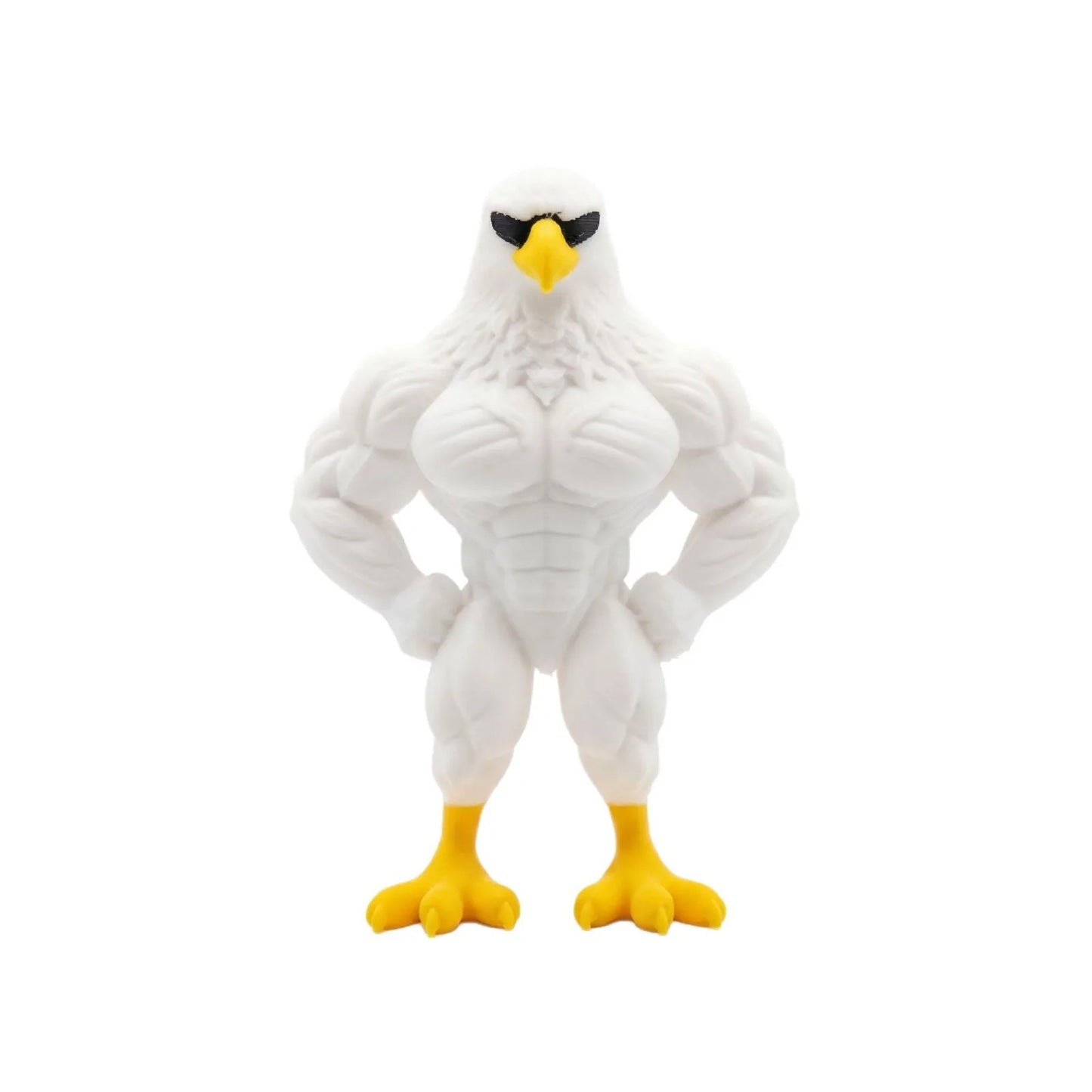 Muscle Eagle Figurine with Sunglasses