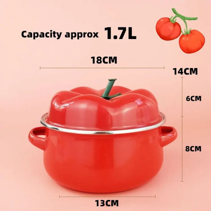 Tomato Nonstick Sauce Pan – Easy Clean Cookware