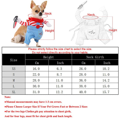 Killer Doll Dog Costume