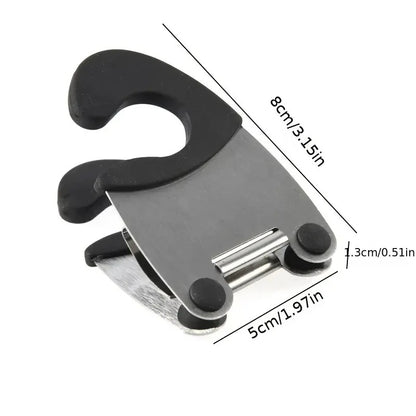 Stainless Steel Spoon Holder Clip for Pot Rim - 2Pcs