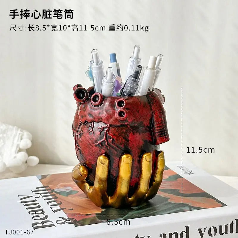 Creative Anatomical Heart Desktop Storage Organizer