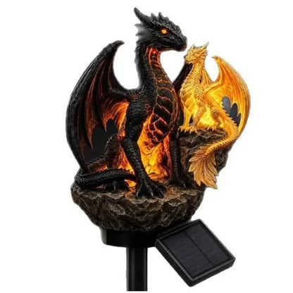 Solar Dragon Garden Statue – LED Outdoor Lawn & Patio Decor