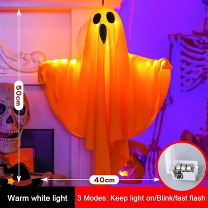 Spooky LED Ghost Lantern for Home & Yard Decor