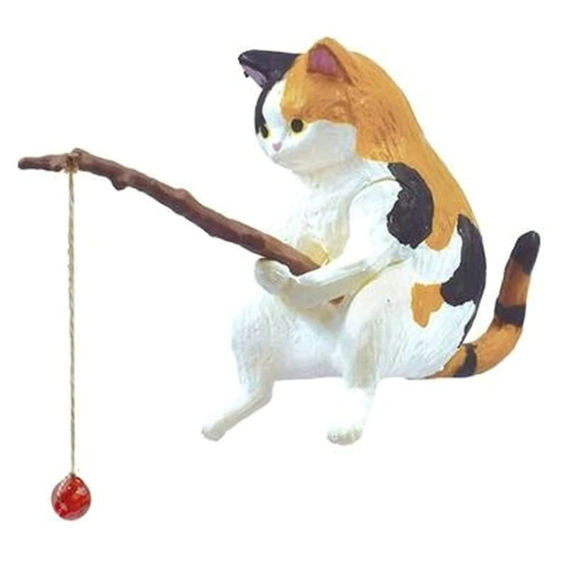 Fishing Cat Resin Figurine - All Pieces Included