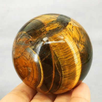 Tiger Eye Healing Crystal Sphere