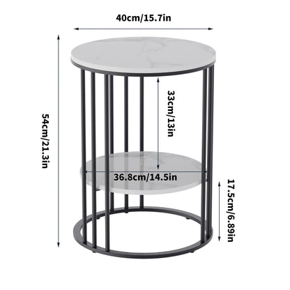 Luxury Modern Round Accent Table