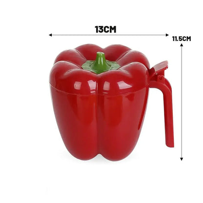 4-in-1 Bell Pepper Spice Jar Set with Spoons
