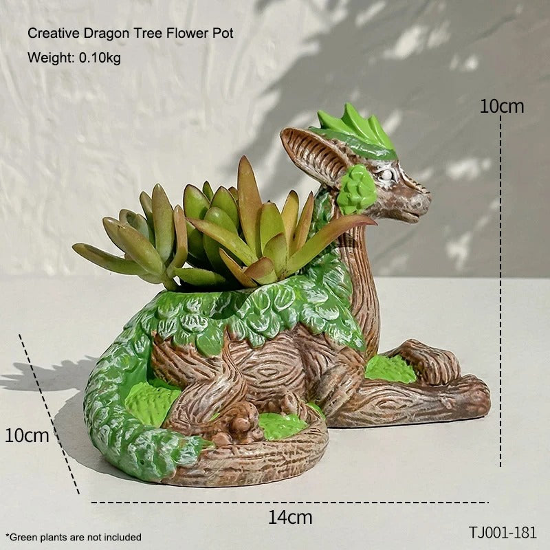 Resting Dragon Planter