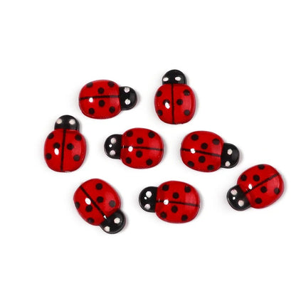 50pcs Mini Ladybug - Self-Adhesive
