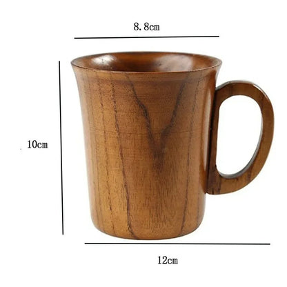 280ML Handmade Wooden Mug
