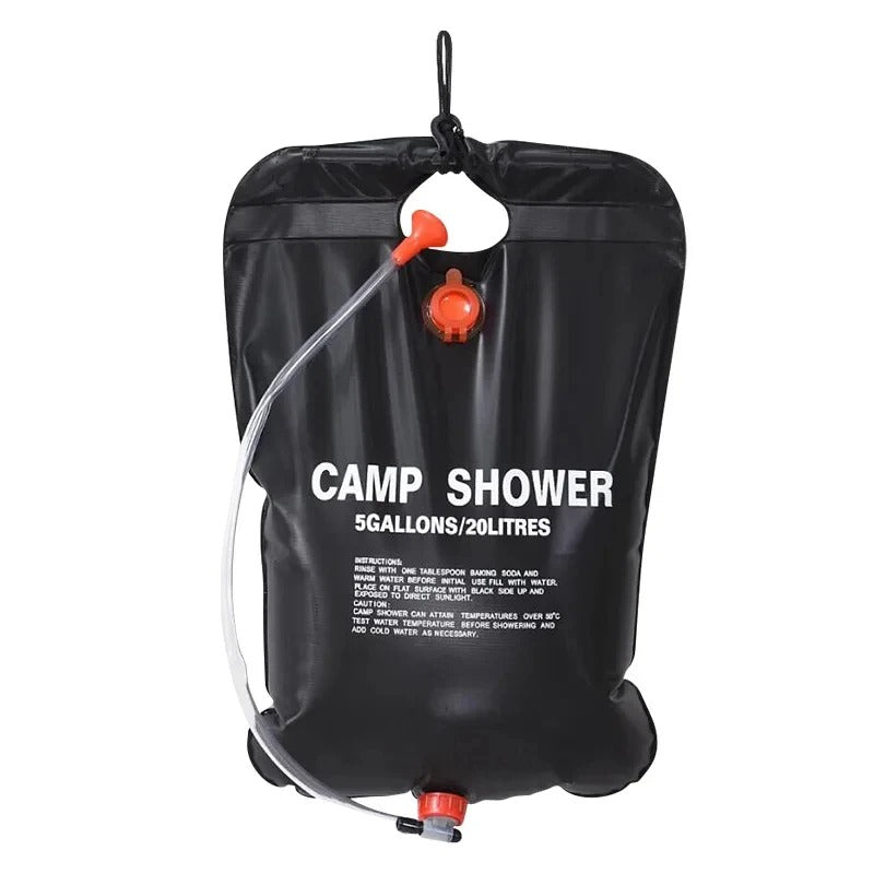 Solar Camp Shower Bag – Foldable Portable Outdoor Shower for Camping, Hiking & Travel