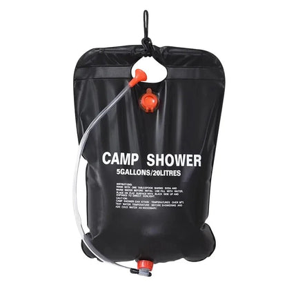 Solar Camp Shower Bag – Foldable Portable Outdoor Shower for Camping, Hiking & Travel