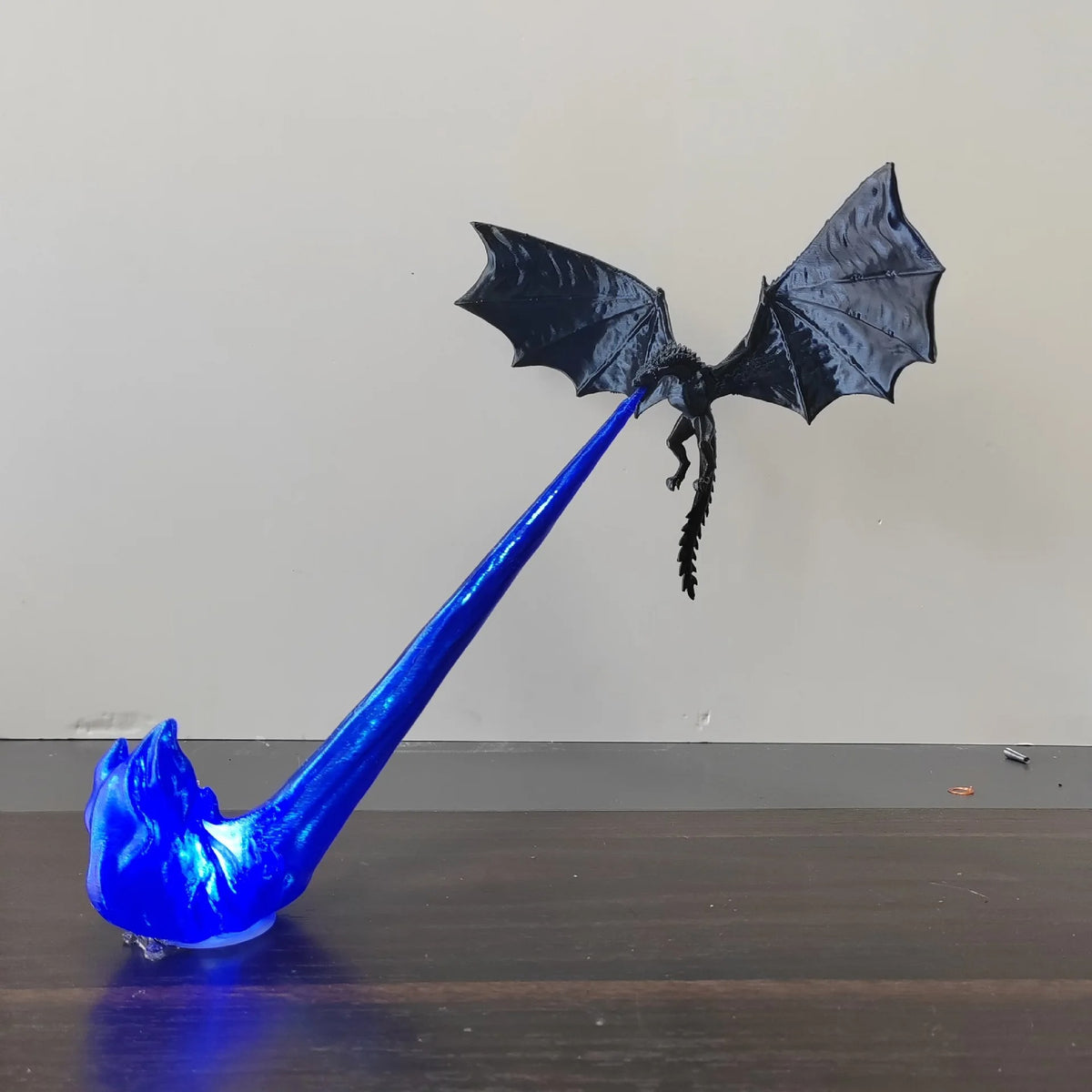 Flying Dragon Flame Sculpture