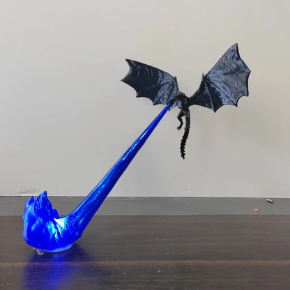 Flying Dragon Flame Sculpture