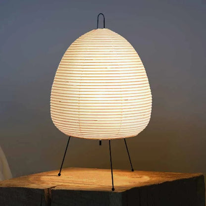 Japanese Rice Paper Table Lamp