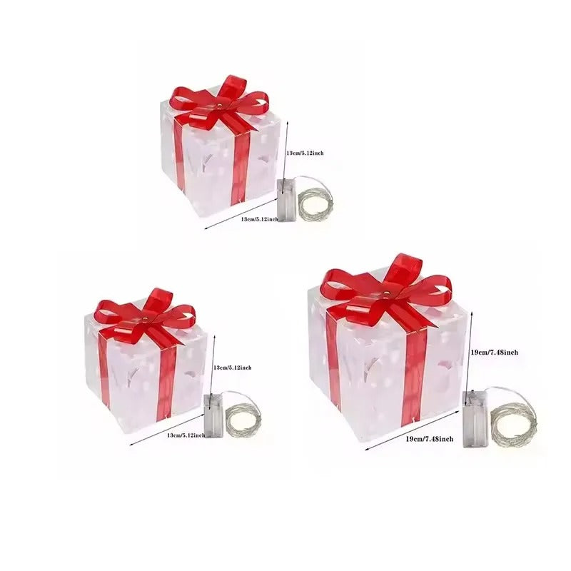 3-Piece Light-Up Gift Box Set