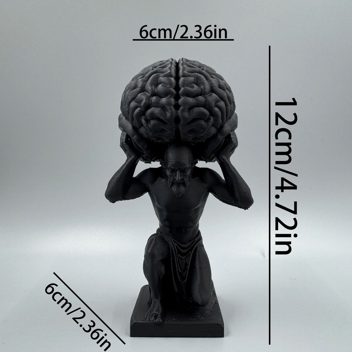 Mind Over Matter Thinker Figurine