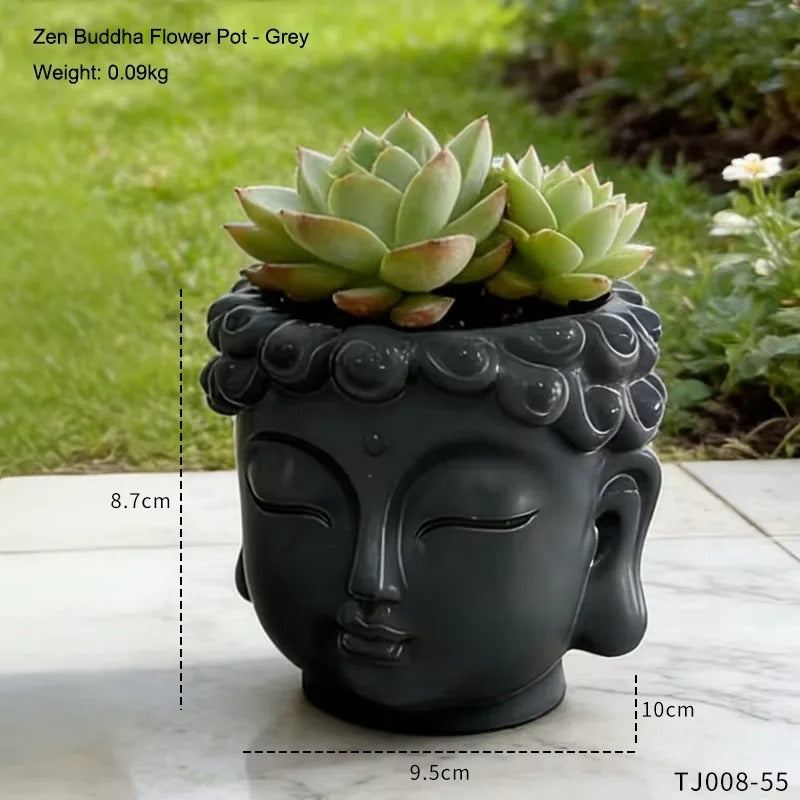 Peaceful Buddha Planter Pot - 1pc