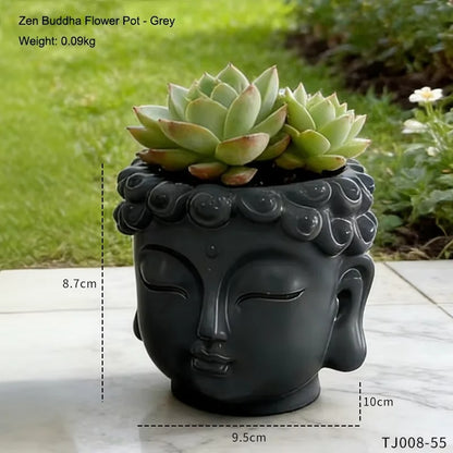 Peaceful Buddha Planter Pot - 1pc