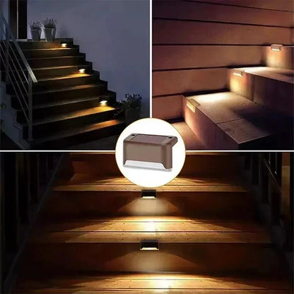 Solar Stair Lights for Outdoor Steps & Decks