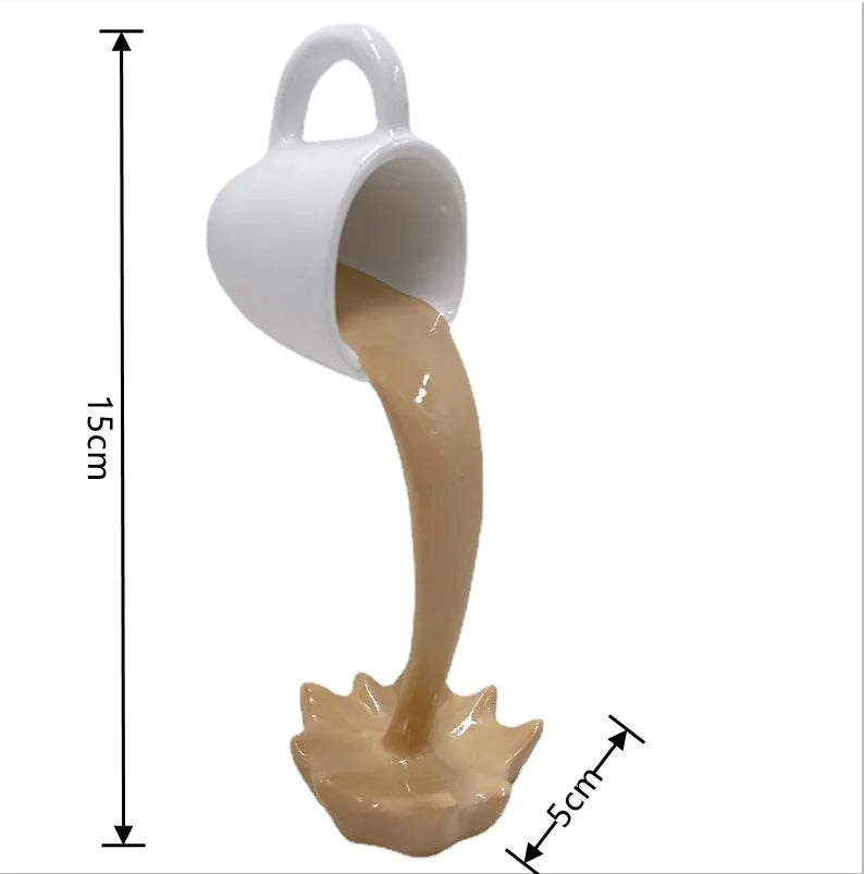 Floating Coffee Cup Sculpture 3(PCS)