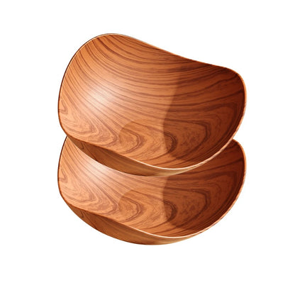 Imitation Wood Grain Fruit Plate