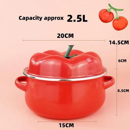 Tomato Nonstick Sauce Pan – Easy Clean Cookware
