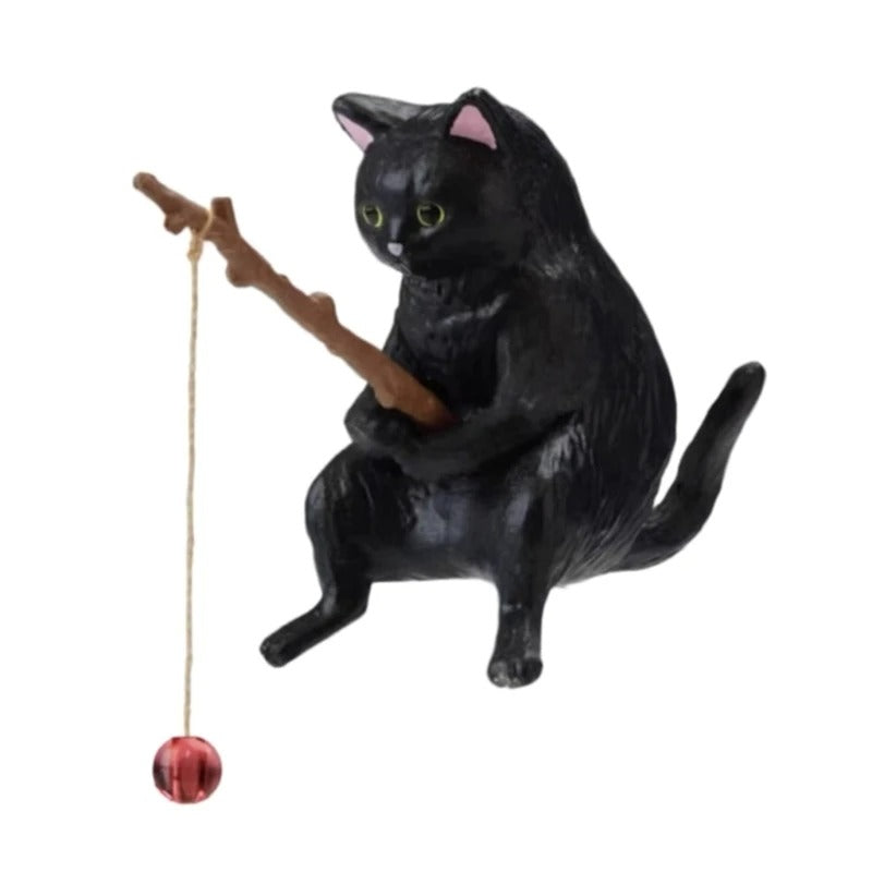 Fishing Cat Resin Figurine - All Pieces Included