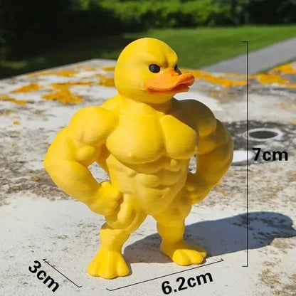 Muscular Duck Statue
