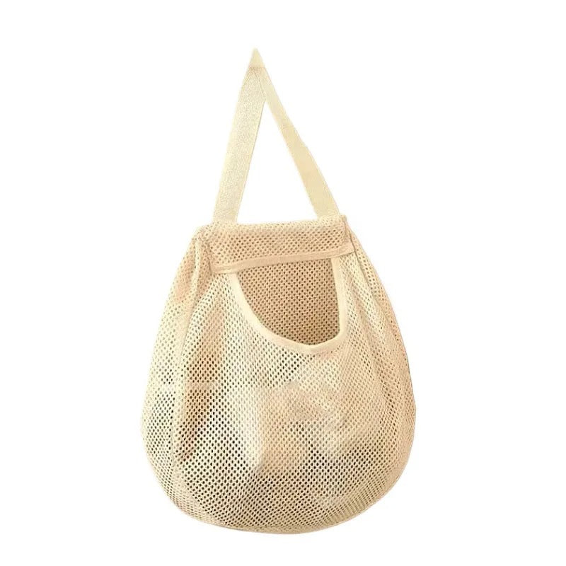 Reusable Hanging Mesh Produce Storage Bags – Set of 4