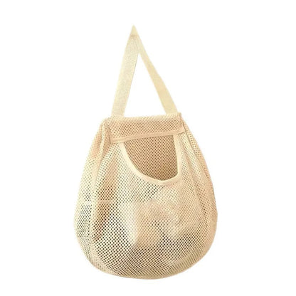 Reusable Hanging Mesh Produce Storage Bags – Set of 4