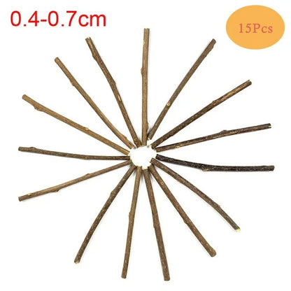 Natural Silvervine Cat Chew Sticks – 15 Pack