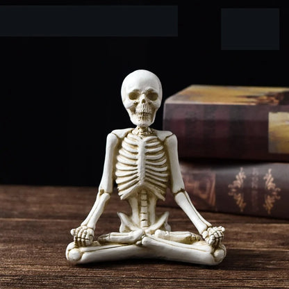 Yoga Skeleton Figurine Collection - 4Pcs