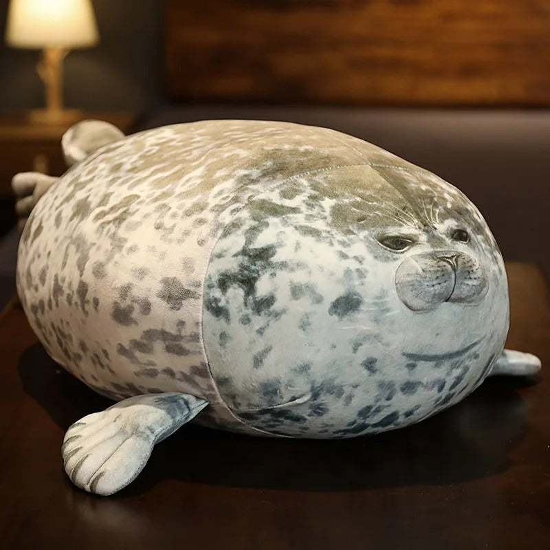Chubby Seal Plush Pillow