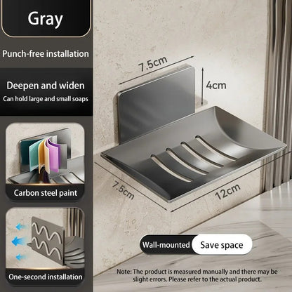 No-Drill Bathroom Soap Holder