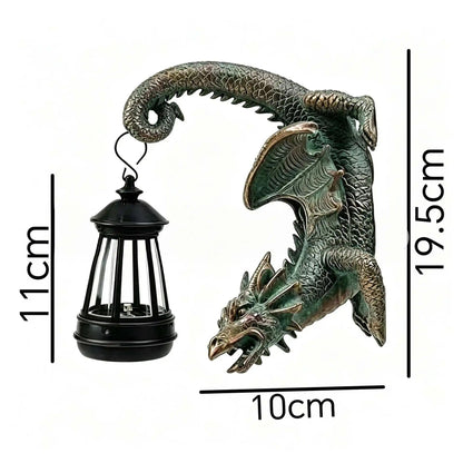 Solar Dragon Lantern Statue