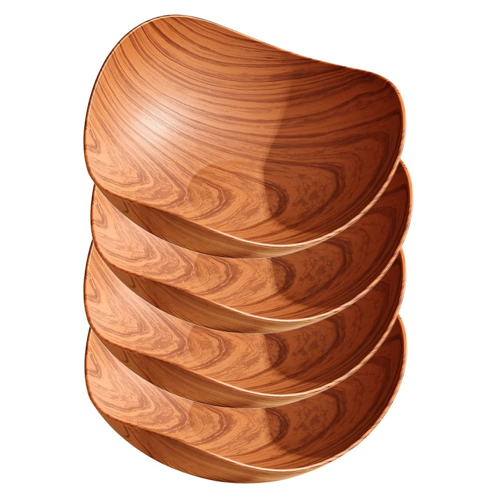 Imitation Wood Grain Fruit Plate