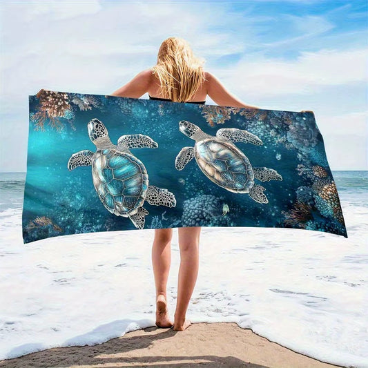 Sea Turtle Beach Towel