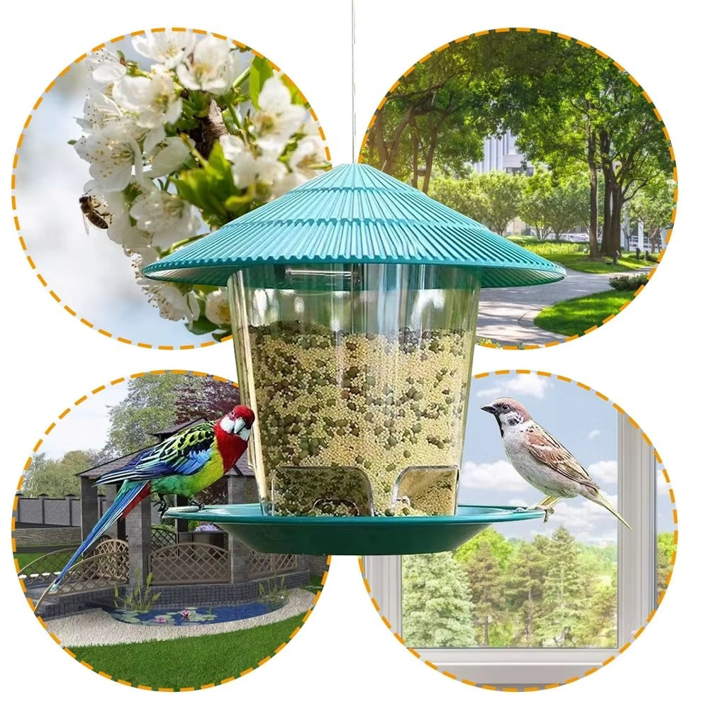 Hanging Bird Feeder – Outdoor Seed Dispenser