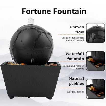 LED Zen Tabletop Water Fountain