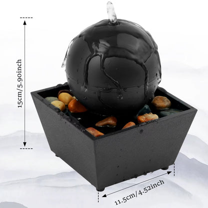 LED Zen Tabletop Water Fountain