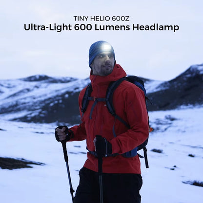 FlexTail 600Z Rechargeable Headlamp – Ultra-Light Waterproof LED Headlight for Camping