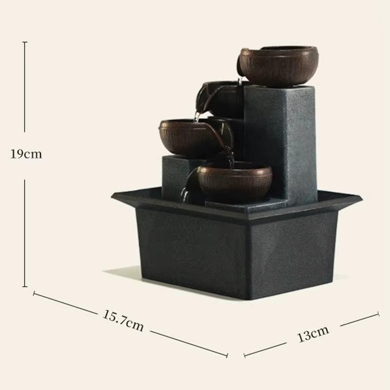 Zen Tabletop Water Fountain – Indoor Relaxation
